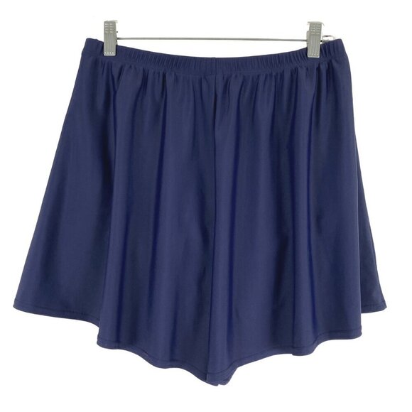 Swimsuits For All Swim Shorts Womens Size 16 Blue Nylon Spandex SW-1942 - Picture 4 of 7